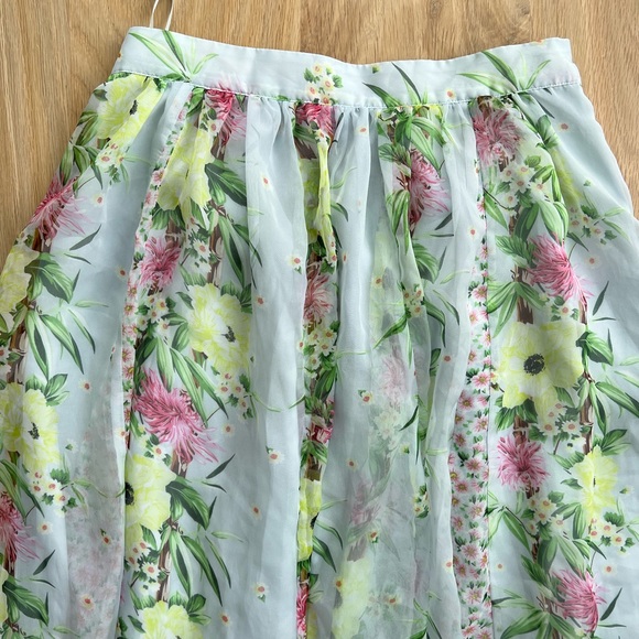 French Connection Desert Tropicana Chiffon Skirt - Picture 4 of 5